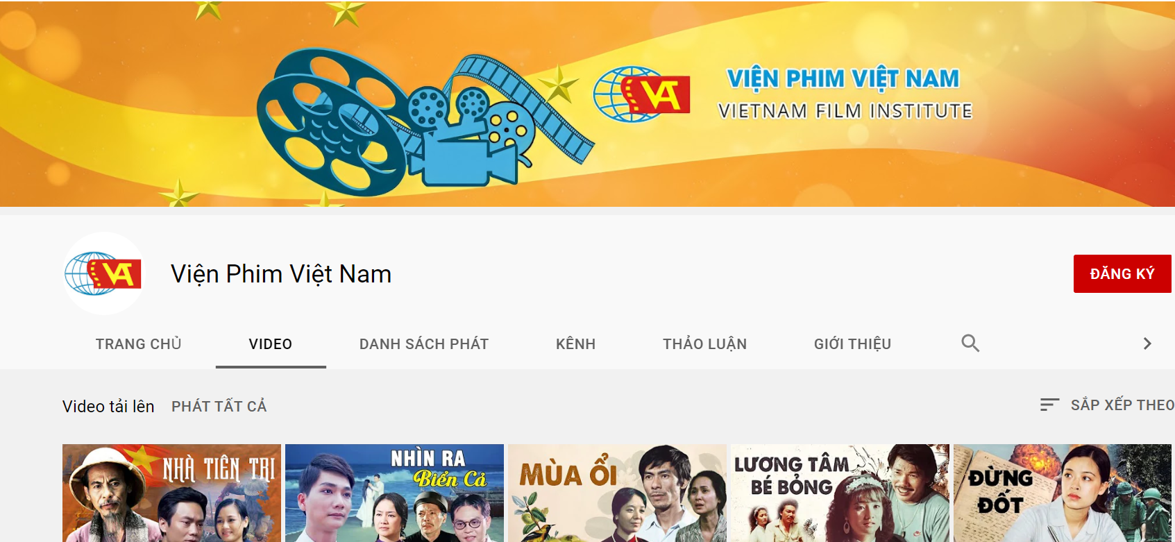 Quảng bá điện ảnh Việt Nam qua kênh Youtube “Viện phim Việt Nam”